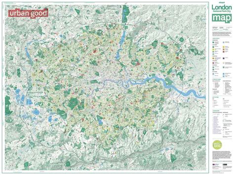 Map London National Park City