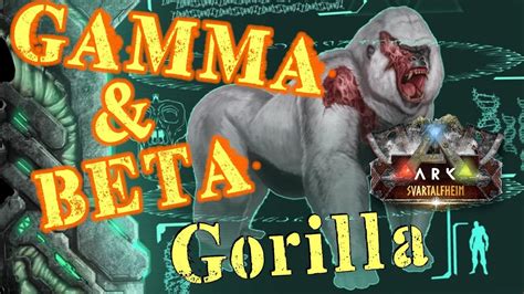 Gorilla Gigantopithecus Beta And Gamma Svartalfheim Ark Survival