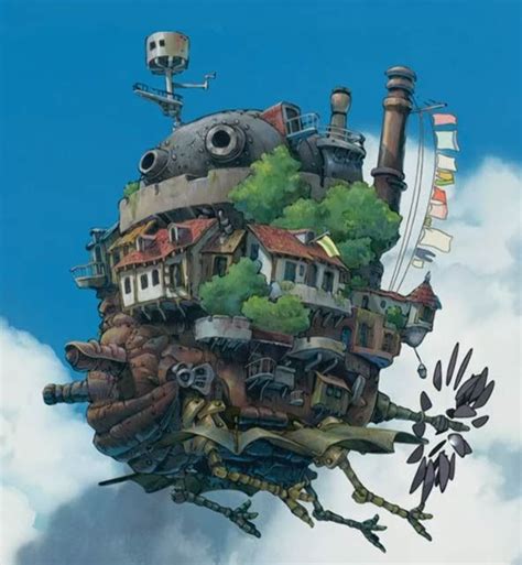 Hayao Miyazaki Howls Moving Castle 2004 Ghibli Artwork Studio