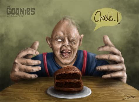 You're even hungrier than i am. SLOTH (The Goonies) on Behance