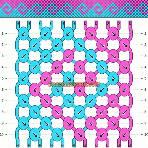 There are some great books on making friendship bracelets, like the enormously popular klutz friendship bracelet book , but to make the bracelets on this page you. Normal Friendship Bracelet Pattern #8534 - BraceletBook.com by Potterhead | WHI