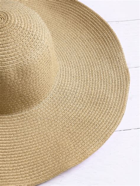 Beach Straw Floppy Hat Sheinsheinside