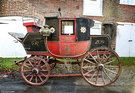 A 200 Year Old Royal Mail Coach Known As Quicksilver Pictured