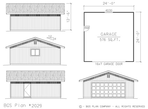 Building costs for a garage conversion are minimal because you're working with an existing structure. 24x24 Garage Plans Free Woxli Com