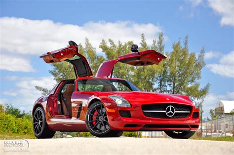 2013 Mercedes Benz Sls Amg Gt Coupe Gt Gullwing Amg Le Mans Red Rare Stock 6413 For Sale
