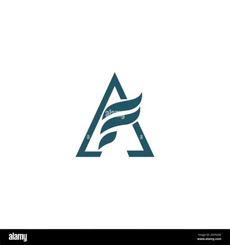 Initial Letter Af Or Fa Logo Design Template Stock Vector Image And Art