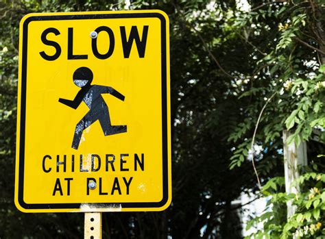 Children At Play Sign Roberts Law Office
