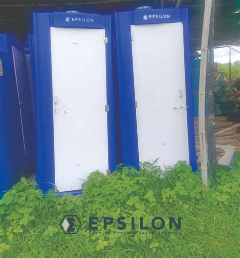 Epsilon Blue And White Porta Potty For Toilet Epsilon Enterprise Id