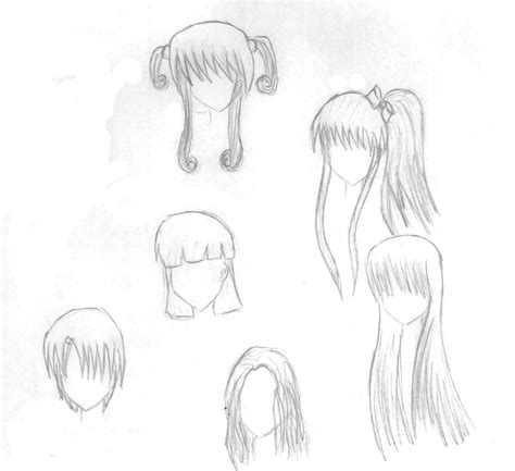 Here presented 48+ anime hairstyles drawing images for free to download, print or share. anime girl hair styles - anime the drawing world Photo ...