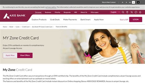 Apart from the average benefits on movies and online shopping, the card does not have anything more to offer. Axis Bank My Zone Credit Card Review - Indiamicrofinance
