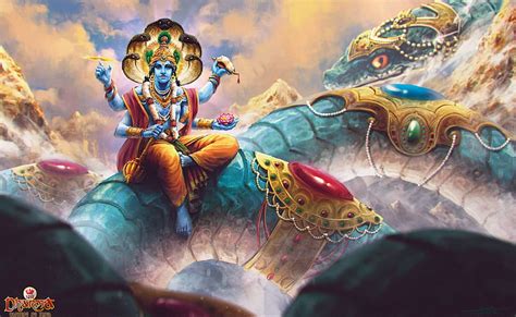 Vishnu By Feig Art Hindu Art Vishnu Lord Vishnu Angry Lord Vishnu HD Wallpaper Peakpx