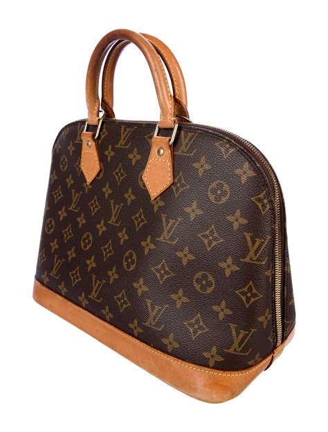 Louis Vuitton Vintage Monogram Alma Pm Brown Handle Bags Handbags