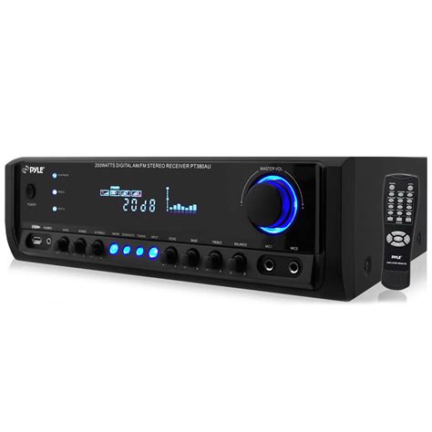 Pylehome Pt380au Home And Office Amplifiers Receivers Sound
