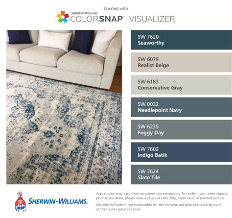 Sw indigo batik vs naval: I found these colors with ColorSnap® Visualizer for iPhone ...