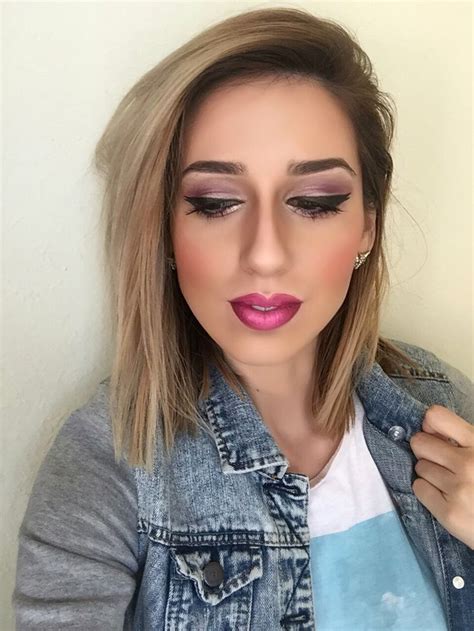 Winged Liner And Ombre Lips Nyx Cosmetics Makeup Looks Ombre Lips