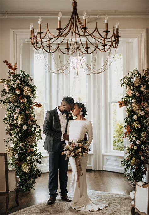Classy Home Wedding Inspiration Turned Real Life Vow Renewal Home