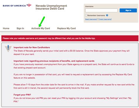 Bank of america private bank is a division of bank of america, n.a., member fdic and a wholly owned subsidiary of bank of banking, credit card, automobile loans, mortgage and home equity products are provided by bank of america, n.a. Nevada Unemployment Debit Card Guide - Unemployment Portal