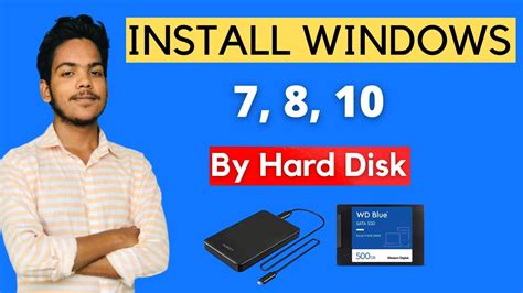 How To Install Windows 7 By External Hard Disk Install Any Windows By