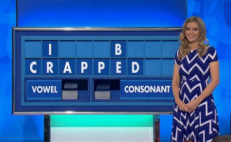countdown s rachel riley smirks as board spells out a very rude word the scottish sun