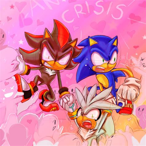 Triple S Sonic Shadow And Silver Photo 31837659 Fanpop