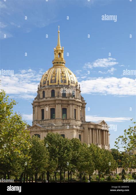 Paris Invalides Church Hotel Des Invalides France Stock Photo Alamy