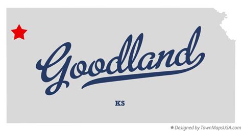 Map Of Goodland Ks Kansas
