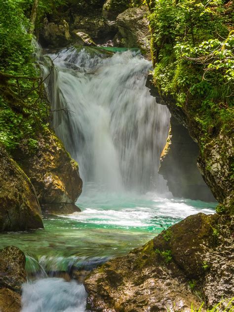 Waterfall Slovenia Nature Free Photo On Pixabay