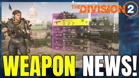 New Weapons Talents And More Explained The Division 2 Big News Update