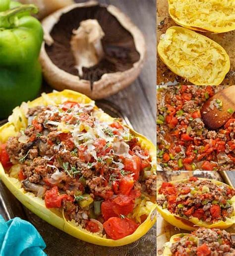 Stuffed Spaghetti Squash With Tomato And Ground Beef The Cookie Writer