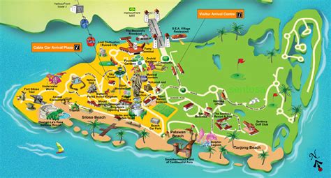 Sentosa Island Map
