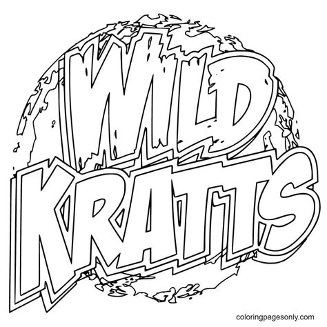 Logo Wild Kratts Coloring Pages Wild Kratts Coloring Pages P Ginas