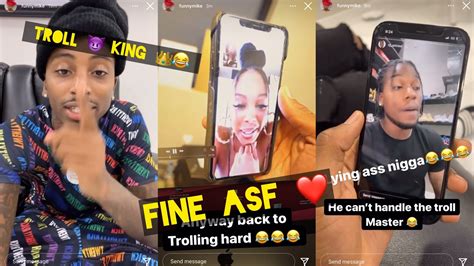 Funnymike And The Gang Trôll😈 Cjsocool 😂🔥funnymike Face Time Royalty Told Her She Is Fine ️👀