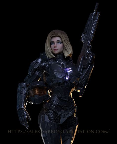 3d file halo female spartan 😇・3d print object to download・cults