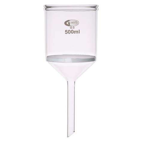 Glassco Buchner Funnel With Sintered Disc Porosity 3 90mm Dia Single
