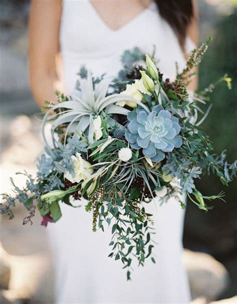 Set the fear aside and feel secure that you can make a wedding bouquet stay fresh through the wedding ceremony, photo session and reception. 20 Succulent Wedding Bouquets Perfect for the Boho Bride ...