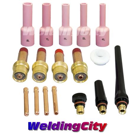 Consumables Kit For Series Tig Torches With Large Off