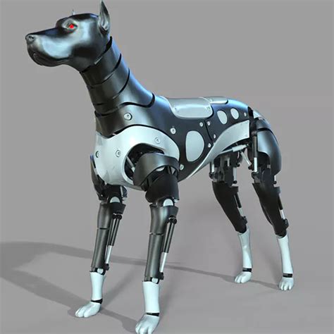 Robot Dog Doberman Preview Robot Animal Robot Concept Art Cyber Dog