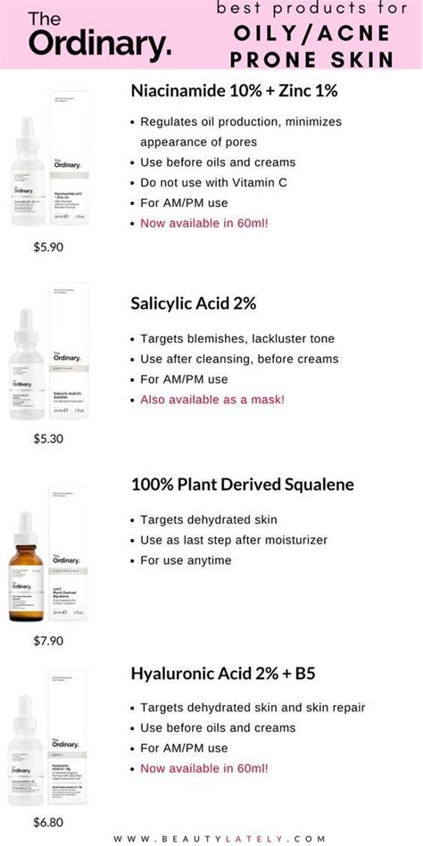 The ordinary's products can be highly effective when used properly in your skincare routine. The Ordinary Skincare Guide to Oily, Acne Prone Skin in ...