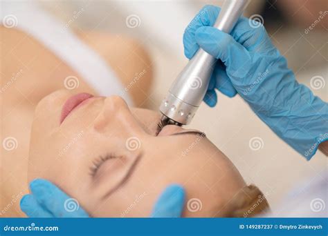 Treat Love Yourself Dermatology Dermatologist Doctor Face Stock Image Image Of Process