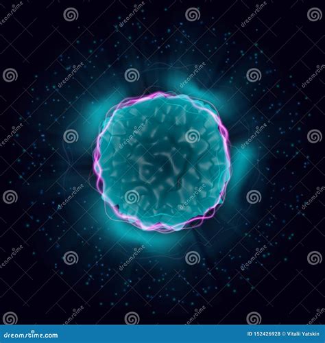 Vector Microcosm Energy Element Abstract Background Space Theme For