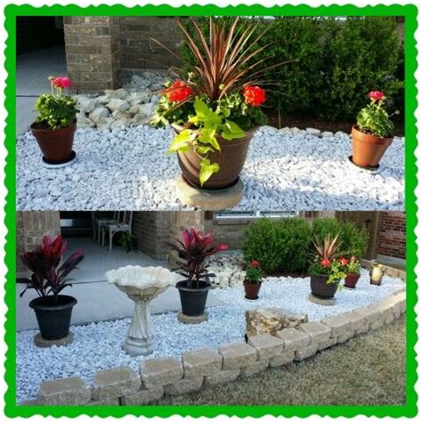 Use a trowel to apply a 1/4 inch layer of mortar to the first area of installation. Pinterest inspired flowerbed I made a container garden ...