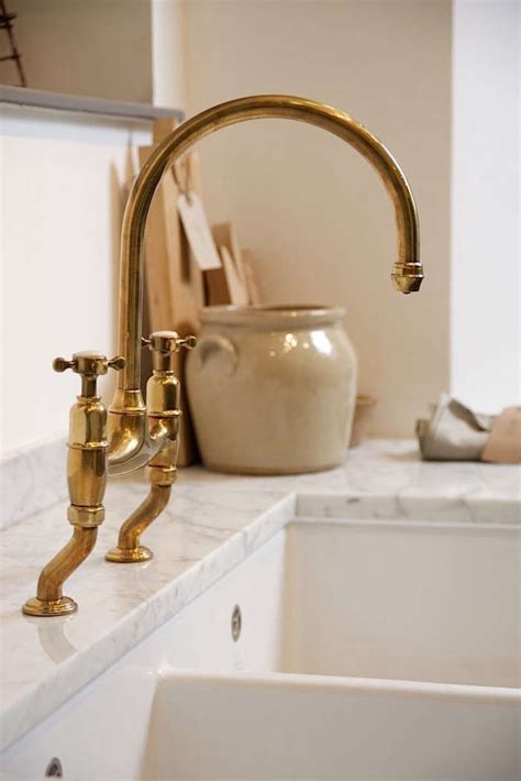 This is another outstanding kitchen sink faucet that can change the whole environment of your kitchen. Found: The Perfectly Aged Brass Kitchen Faucet: Remodelista