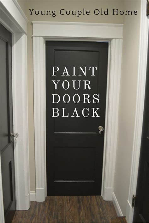 Paint It Black Bold Black Paint Can Turn Any Entrance Hallway Or