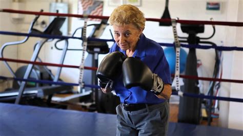 Boxing Champion Barbara Buttrick Moves Around The Ring At Age 86 Youtube