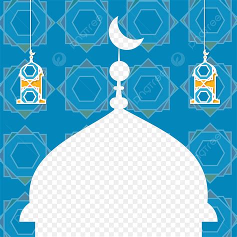 Gambar Bingkai Masjid Muharram Png Desain Warna Warni Tahun Baru Islam