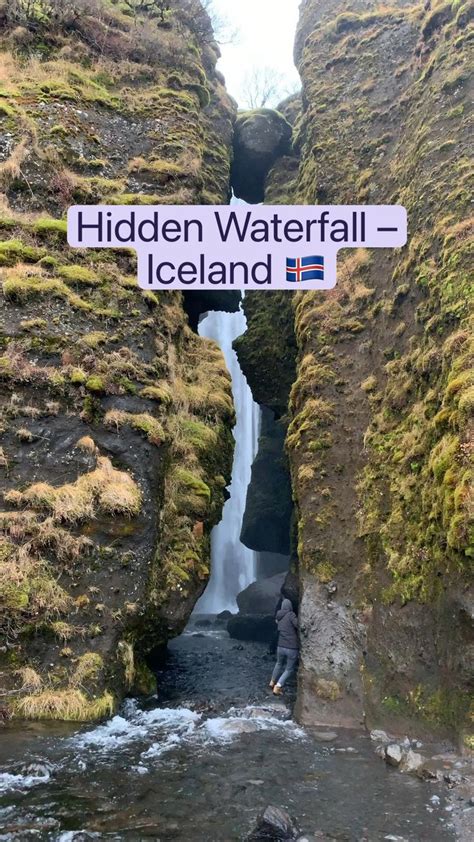 Hidden Waterfall Iceland 🇮🇸 Waterfall Iceland Favorite Places