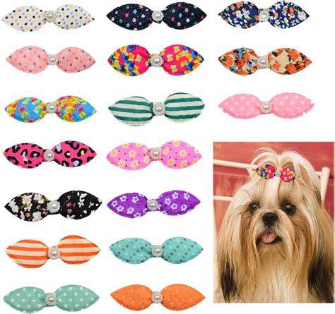 Pet Bows And Hair Accessories Dog Hair Bow Shih Tzu Show Bow Yorkie