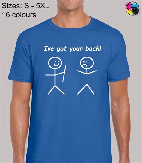 Ive Got Your Back Mens T Shirt Unisex Funny Joke Slogan Etsy