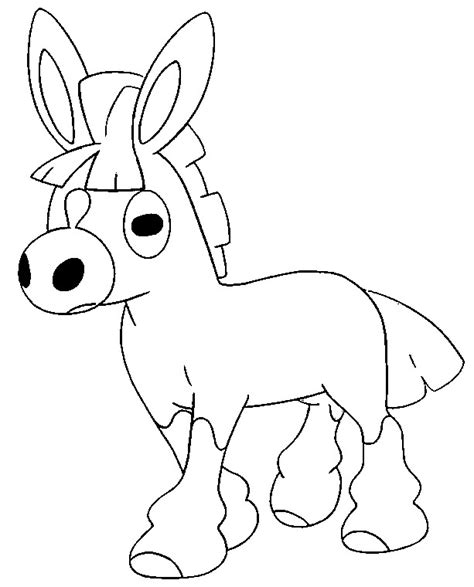 Submitted 7 months ago by mrquaniboyguacamole! Coloring page Pokemon Sun and Moon : Mudbray 30
