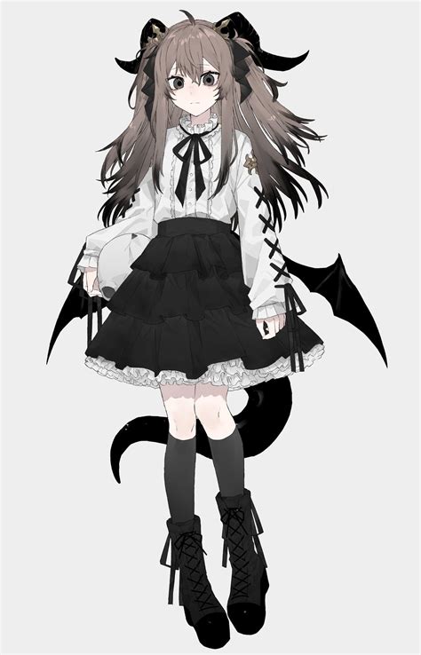 Cute Demon Anime Girl
